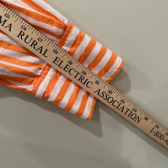 MAYE 100% Cotton Striped Button Down Shirt Business Casual Sz XL - Picture 8 of 12